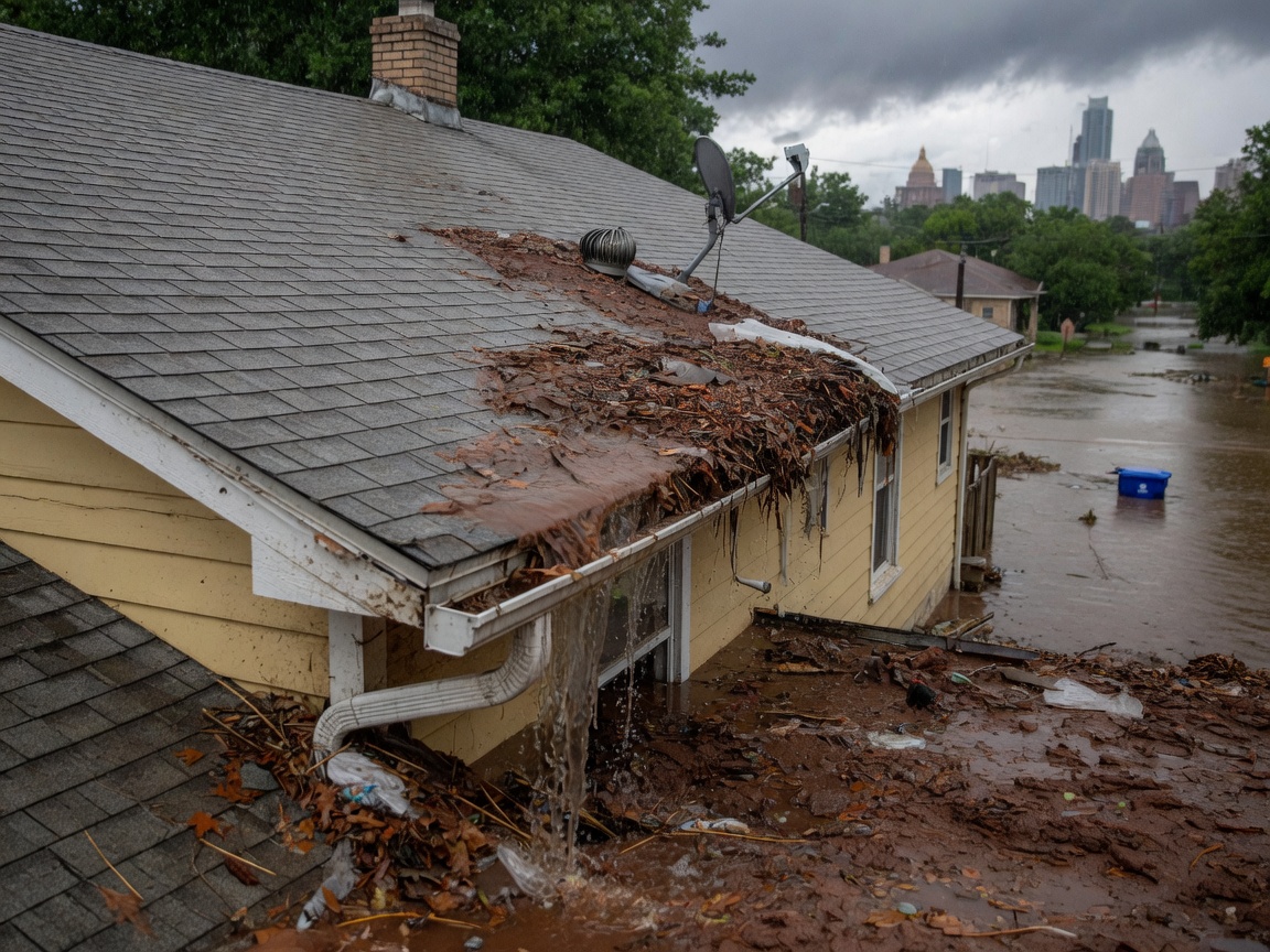 How Flash Flooding Affects Roof Drainage in Austin