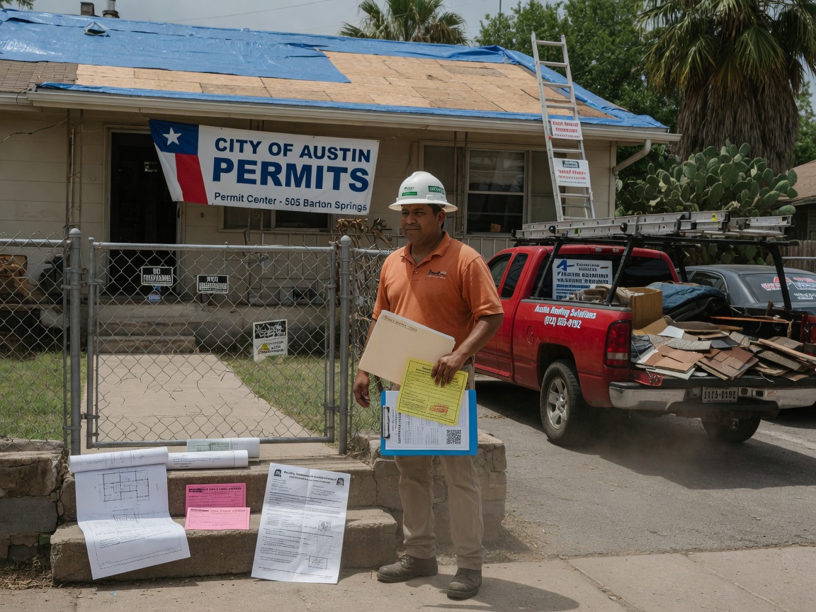 Navigating Austin City Permits for Roofing Work